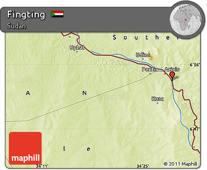 Physical Map of Fingting