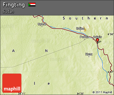 Physical Map of Fingting