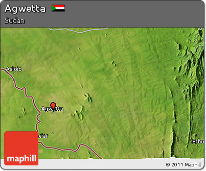 Satellite 3D Map of Agwetta