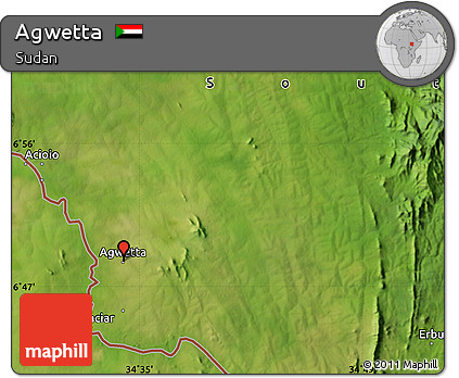 Satellite Map of Agwetta
