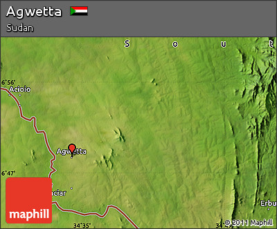 Satellite Map of Agwetta
