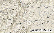 Shaded Relief Map of the area around 6° 59' 36" N, 37° 28' 30" E