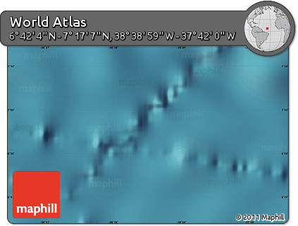 Satellite Map of the Area around 6° 59' 36" N, 38° 10' 29" W