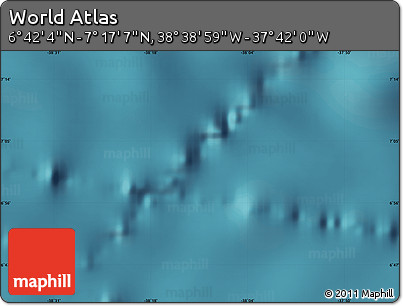 Satellite Map of the Area around 6° 59' 36" N, 38° 10' 29" W