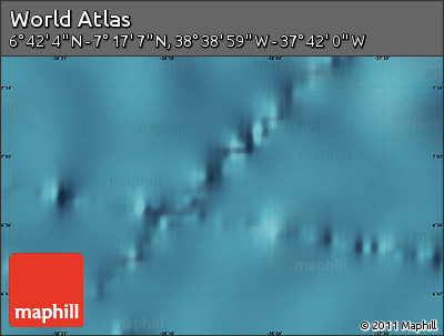 Satellite Map of the Area around 6° 59' 36" N, 38° 10' 29" W