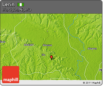 Physical 3D Map of Lerin