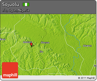 Physical 3D Map of Sojuolu
