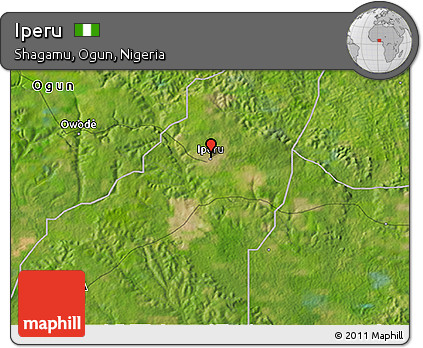 Satellite 3D Map of Iperu