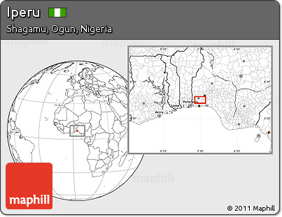 Blank Location Map of Iperu