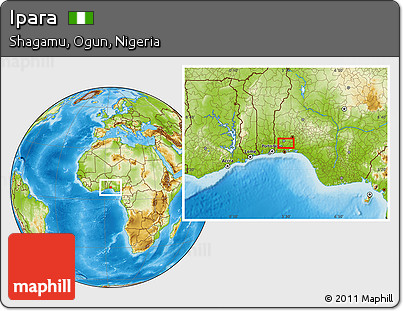 Physical Location Map of Ipara