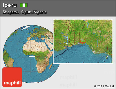 Satellite Location Map of Iperu