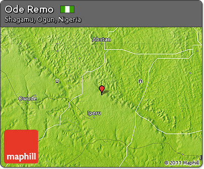 Physical Map of Ode Remo