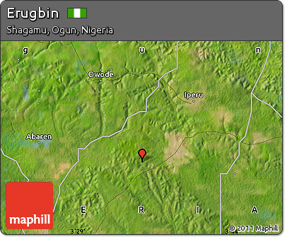 Satellite Map of Erugbin