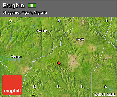 Satellite Map of Erugbin