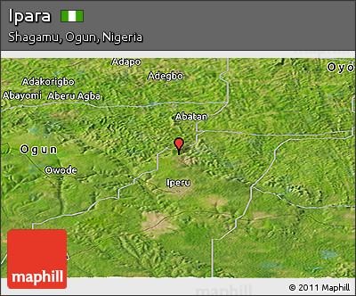 Satellite Panoramic Map of Ipara