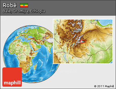 Physical Location Map of Robē