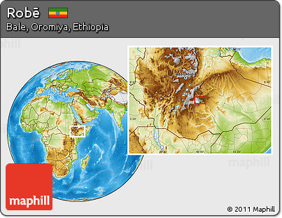 Physical Location Map of Robē