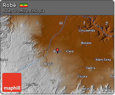 Physical Map of Robē