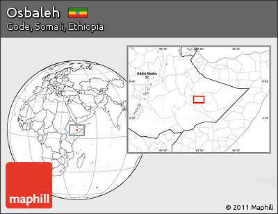 Blank Location Map of Osbaleh