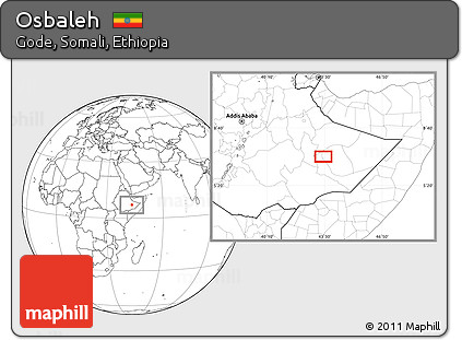 Blank Location Map of Osbaleh