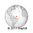 Outline Map of the Area around 6° 59' 36" N, 45° 49' 30" W, rectangular outline