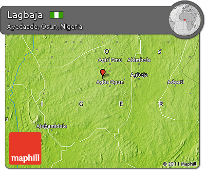 Physical Map of Lagbaja