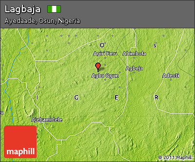 Physical Map of Lagbaja