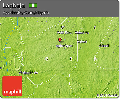 Physical Map of Lagbaja