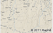 Shaded Relief Map of the area around 6° 59' 36" N, 4° 19' 30" E