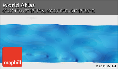 Political Panoramic Map of the Area around 6° 59' 36" N, 63° 49' 30" E