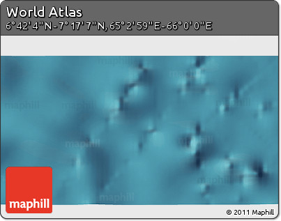 Satellite 3D Map of the Area around 6° 59' 36" N, 65° 31' 30" E