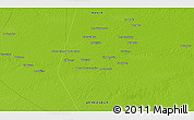 Physical 3D Map of the area around 6° 59' 36" N, 67° 55' 30" W