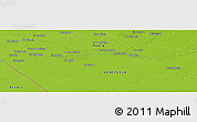 Physical Panoramic Map of the area around 6° 59' 36" N, 69° 37' 30" W