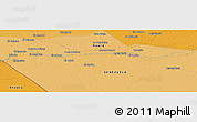Political Panoramic Map of the area around 6° 59' 36" N, 69° 37' 30" W