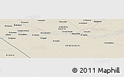 Shaded Relief Panoramic Map of the area around 6° 59' 36" N, 69° 37' 30" W