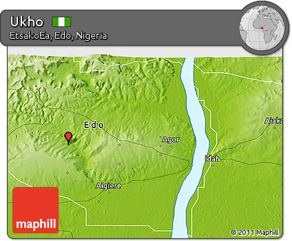 Physical 3D Map of Ukho