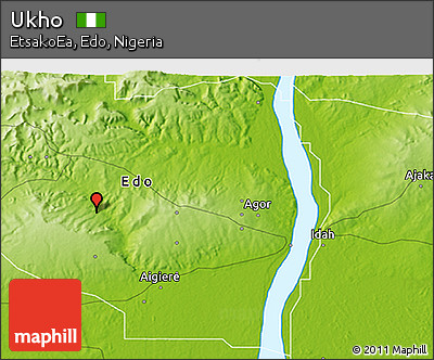 Physical 3D Map of Ukho