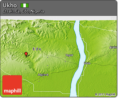 Physical 3D Map of Ukho