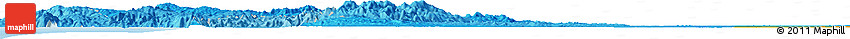 Political Horizon Map of the Area around 6° 59' 36" N, 77° 16' 30" W