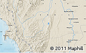 Shaded Relief Map of the area around 6° 59' 36" N, 77° 16' 30" W