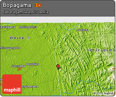 Physical 3D Map of Bopagama