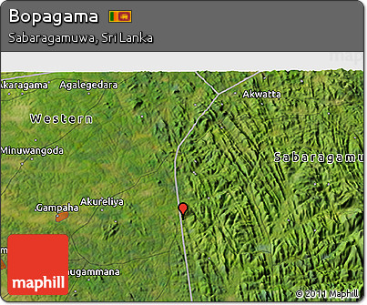 Satellite 3D Map of Bopagama