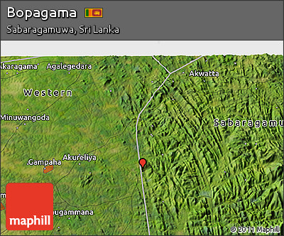Satellite 3D Map of Bopagama