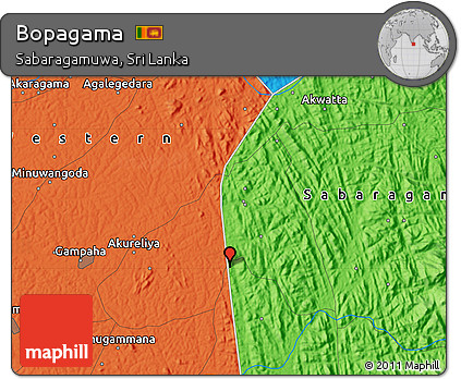 Political Map of Bopagama