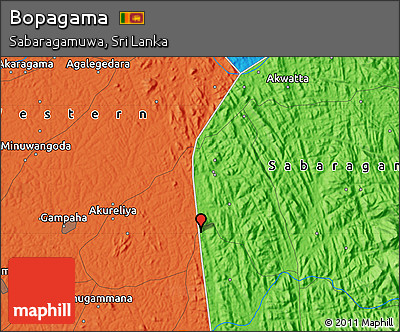 Political Map of Bopagama