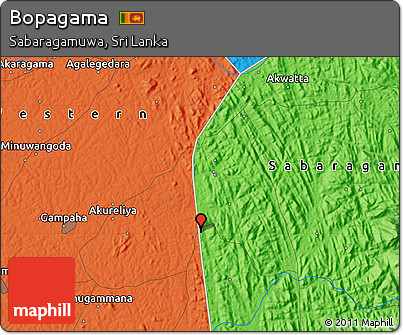 Political Map of Bopagama