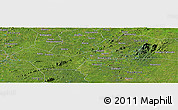 Satellite Panoramic Map of Pen