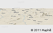 Shaded Relief Panoramic Map of Pen