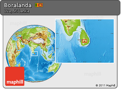 Physical Location Map of Boralanda