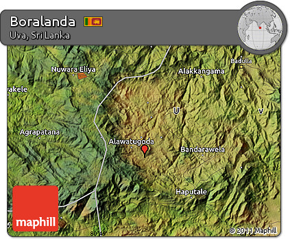 Satellite Map of Boralanda